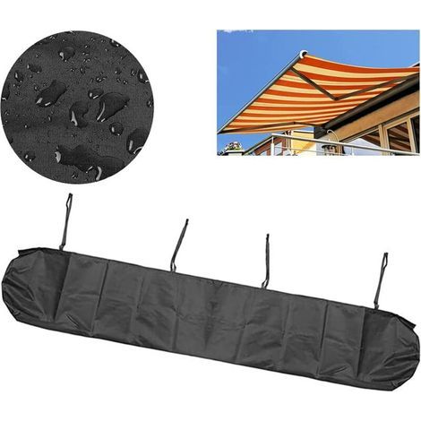 Garten-pavillon-schutzhülle, Oxford-aufbewahrungstasche Mit Uv-schutz, Staubdicht, Wasserdicht, Schnee- Und Regensicher Für Den Winter, Für Terrassen-überdachungen Und Möbel (schwarz, 3,5 M)