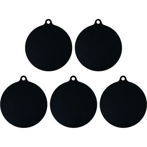 5er-pack Elektrokochfeld-schutzmatte, Rutschfest, Schwarz