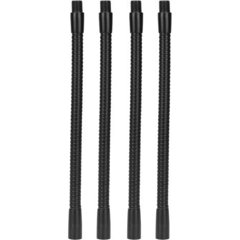 Jeffergarden 4 Stück Schwanenhals-lampenrohr, Aluminium, 10 Mm Durchmesser, Flexibel, Für Tisch- Und Schreibtischlampen, Beleuchtungsverbinder, 20 Cm