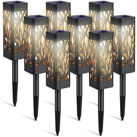 Solarleuchte Für Außen, 6er-pack – Warmweißes Licht – Ip65 Wasserdicht – Einfache Installation Ohne Kabel – Gartendekoration