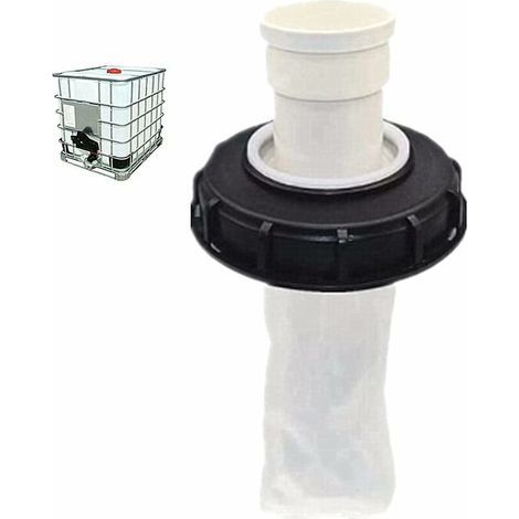 180°c Ibc-tankdeckel Mit Waschbarem Nylonfilter Für 1000-liter-ibc-regenwassertank, Ibc-tankzubehör, Regenwasser-nylonfilter 163