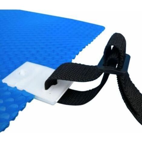 Satz Von 8 Gurten Für Luftpolsterfolien-roller – Länge 180 Cm – Krokodilklemme – Schwarzes Planenzubehör