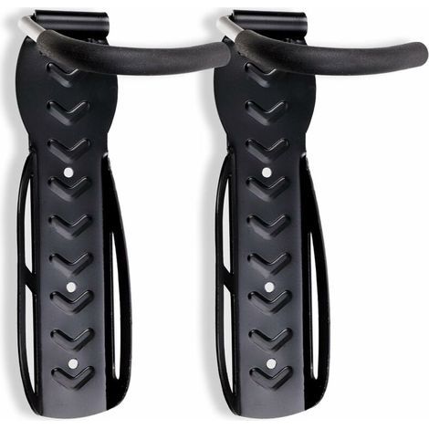 Wandhalterung Für Fahrrad – Feste Halterung – Fahrradständer, Wandmontage – Schwarz, 2 Stück