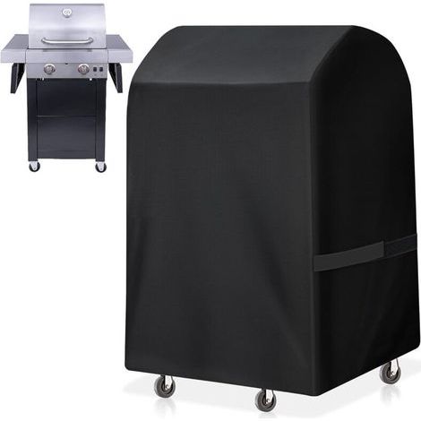 Grillabdeckung Für Außen – 77x61x110 Cm – Robustes Oxford 420d – Schwarz – Universell