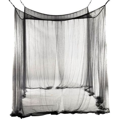 Baldachin-moskitonetz Für Doppelbett, Viertüriges Moskitonetz, Großes Einfaches Polyester-moskitonetz Für Reisen Und Zuhause - 190 X 210 X 240 Cm