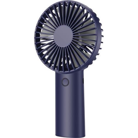 Tragbarer Ventilator, Mini Tragbarer Leiser Usb-aufladbarer Ventilator, 3 Windgeschwindigkeiten, Für Büro, Reise, Vertikal Platzierbar (dunkelblau)