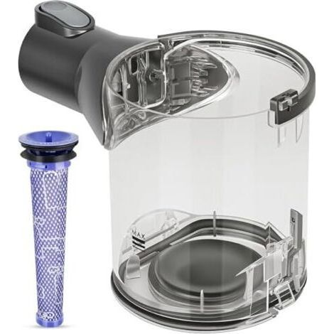 Bunthaus Staubbehälter Sammelbehälter Für Dyson V6 Staubbox Ersatzteile Dc58 Dc59 Dc62 Dc74 Zubehör Container Behälter Ersatz Für Staubsauger Zubehör Staubbehälter