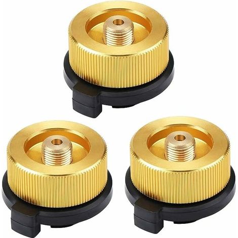3 Stück Außengasanschluss Für Herd, Camping-gasflaschenadapter, Gasumwandlungsadapter, Düsenanschlussadapter, Gashahnadapter, Gu.b/bon
