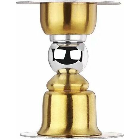2 Stück Magnetischer Türstopper, Edelstahltürpuffer Mit 3m-doppelseitigem Klebeband Oder Schrauben – Kein Bohren / Doppelter Verwendungszweck (gold)