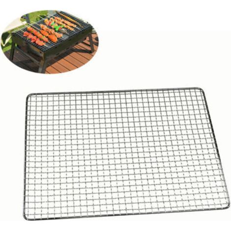 (25x40cm) Kohlefaser-garmatte Für Grill, Grillrost, Edelstahl-grillrost, 25 X 40 Cm, 30 X 45 Cm, 38 X 50 Cm Für Picknick Im Garten, Outdoor, Grillen