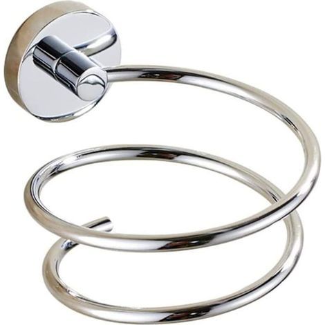 Verchromter Halter Für Haartrockner, Edelstahl-haartrocknerhalter, Badezimmerzubehör, Hochwertige Messingbasis