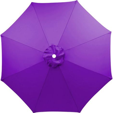 Ersatzbezug Für Sonnenschirm, 8 Streben, 3 M, Wasserdicht, Uv-beständig, Ersatzstoff, Violett