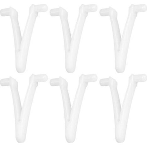 6er-set Poolzubehör Schmetterlings-v-clip Für Pool/spa, Bürste, Blattrechen, Laubskimmer, Saugkopf Zur Poolreinigung