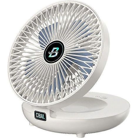 Tragbarer Und Leiser Desktop-ventilator (1 Stück) Mit 3 Geschwindigkeitsstufen, Usb-c-ladung Und Faltbarem Design Für Zuhause, Büro Und Reisen – Bleiben Sie Überall Kühl Und Komfortabel