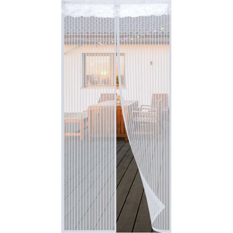Magnetisches Fliegengitter Für Türen Bis 90 Cm X 210 Cm (weiß)
