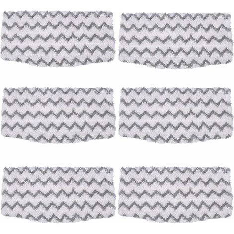 6er-pack Mikrofasermopp-ersatzpads S1000, Nachfüllpacks Für Hartbodenreiniger, Kompatibel Mit Dampfmopps Der Shark-modelle S1000a, S1000, S1000c, S1000wm