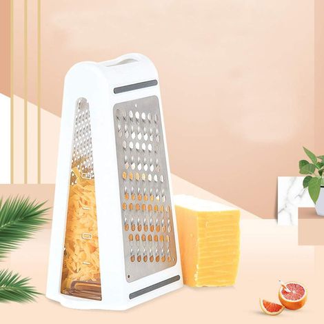 Beidseitige Küchenreibe – Grob- Und Feinreiber Für Käse, Butter Und Gemüse, Langlebiges Abs Und Edelstahl, Kompakt