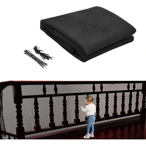 Sicherheitsnetz Für Treppen Und Balkone – Feinmaschiges, Hochfestes Polyethylen-netz, 1,20 M X 5 M, Weiß, 1er-pack