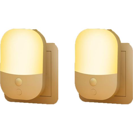 Veilleuse Melder Bewegung 0,3w. Luminosité Einstellbar, 3 Modi, Licht Warm. Ideal Eingang, Schlafzimmer, Küche, V745b