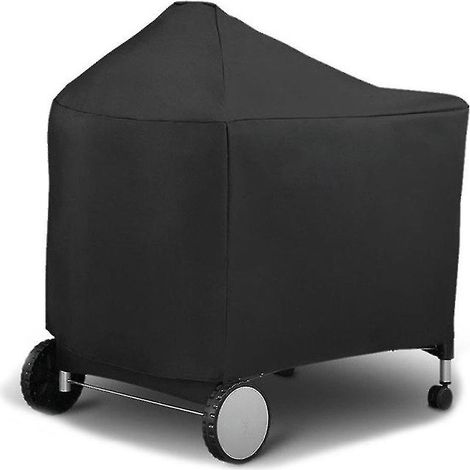 Schutzhülle Grillgerät Wasserdicht 124x65x101 Cm – Stoff Oxford Schwarz – Schutz Contre Witterung – Kompatibel Weber