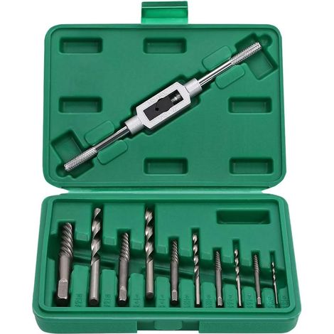 11pcs Extracteurs Schraube Endommagées Bolzen Cassés Mit Dose Rangement – Sicher Und Komfortabel In Der Handhabung