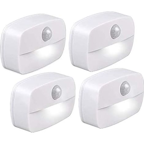 Veilleuse Led Automatisch [set Von 4],leuchtmittel Nuit Murale Mit Melder Bewegung Autocollante,veilleuse Murale Für