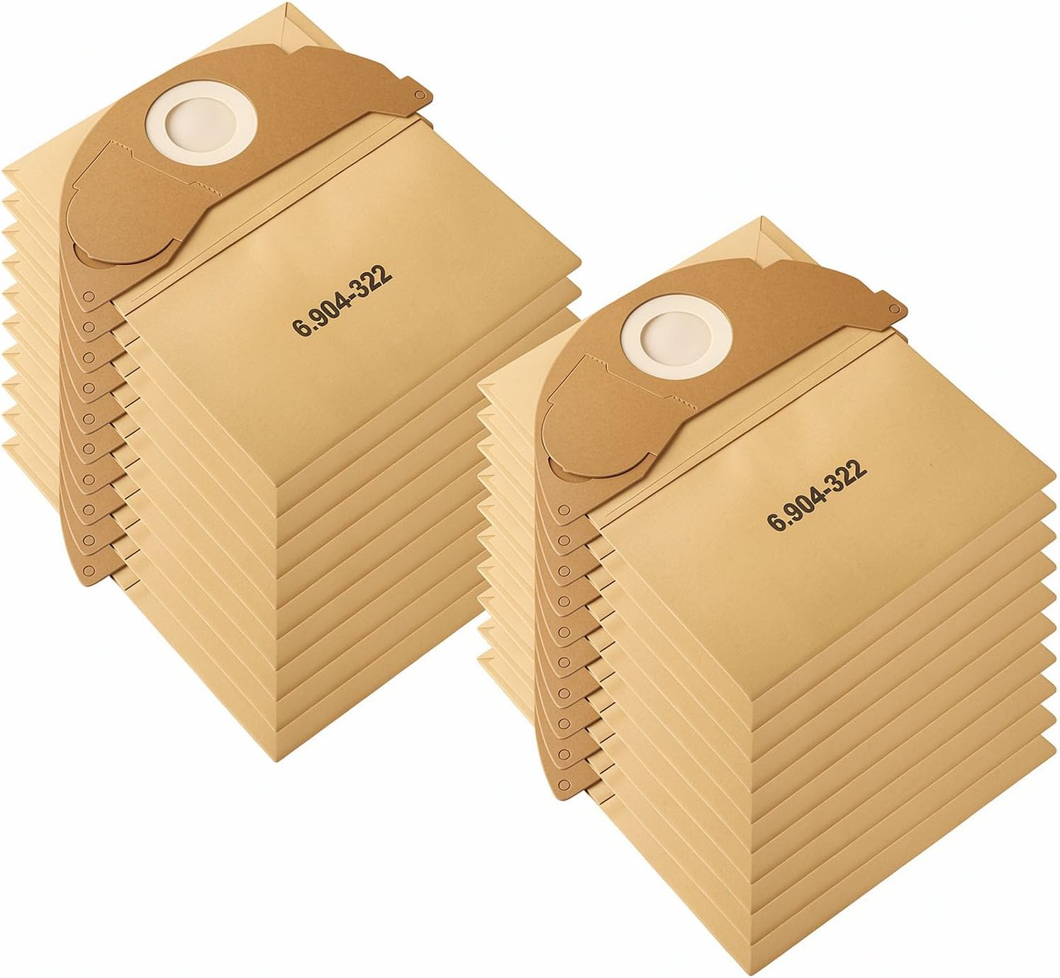 Wd2 20 Vacuum Cleaner Bags, Paper Dust Bags, For 6.904-322.0, Kompatibel With Kärcher Wd2 Hochwertig, Mv2, Wd 2. V678b