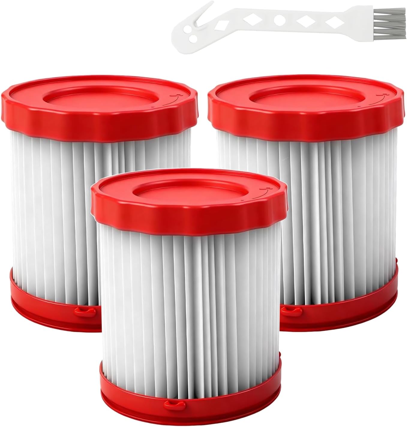 Set Von 3 Filtereinsatz Hepa Ersatz Für Filter Staubsauger Bosch 18v Gas18v-3/gas18v-10l, Für Zubehör Bosch