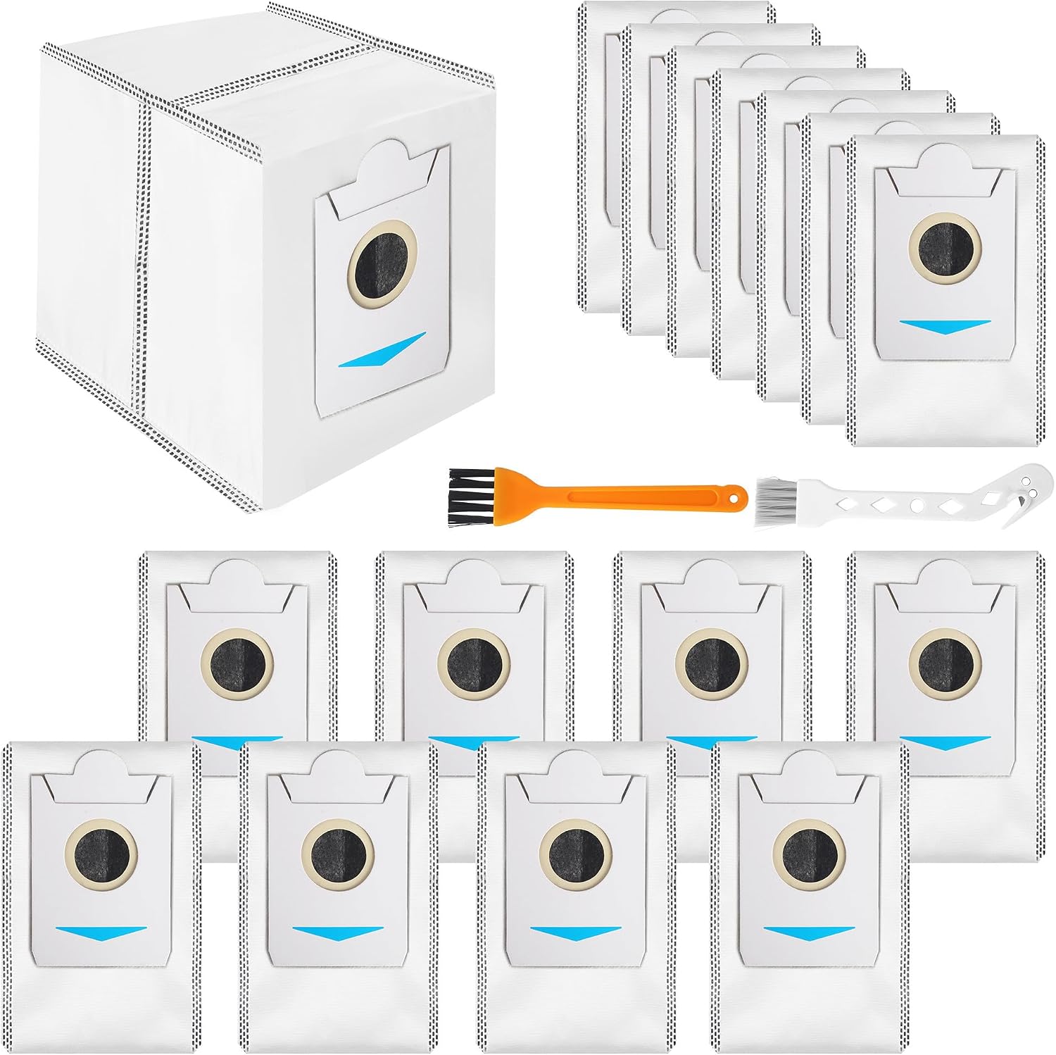 Set Von 16 Beutel D'Staubsauger Für Ecovacs T30s / T30s Pro / X2 / X5 Omni,beutel Staubsauger Roboter Für Ecovac V961b