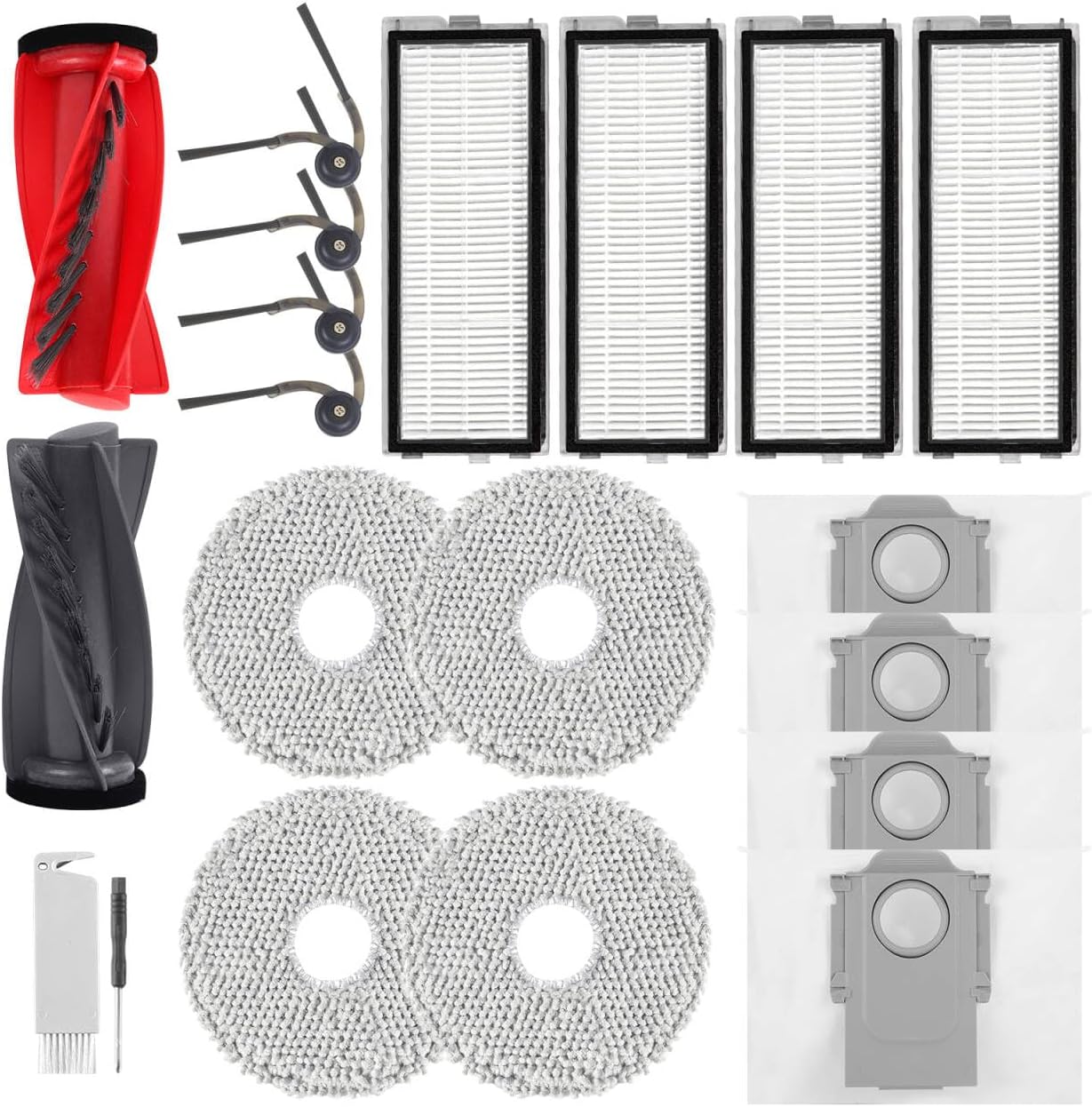 Zubehör Für Roboter Staubsauger Roborock Qrevo S5v/qrevo Curv/qrevo Curv S5x/qrevo Edge S5a, 1 Bürste Principale V976b