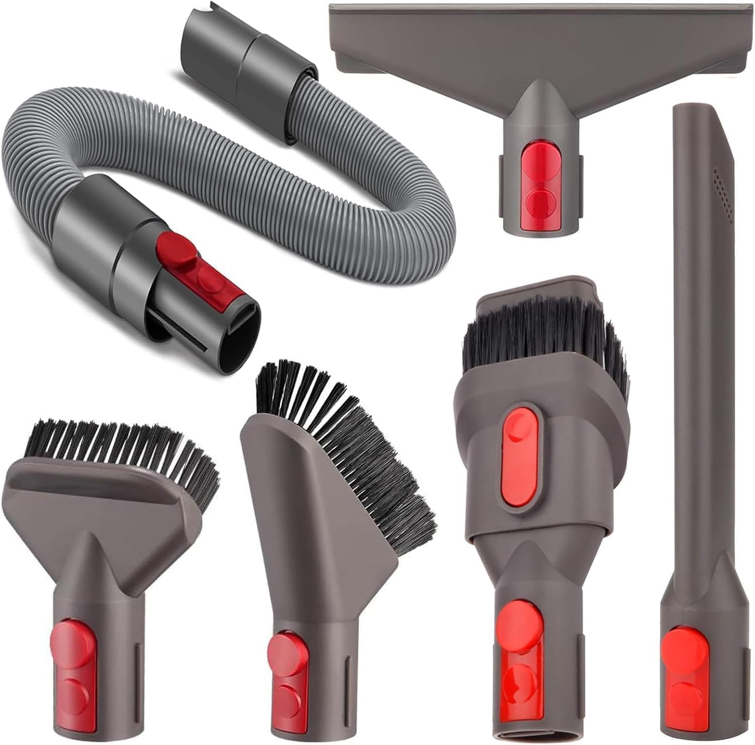 6 Stück Zubehör Staubsauger Für Dyson, Bürste, Anpassungsstück & Schlauch Staubsauger Universell, Stück Détachées, Für