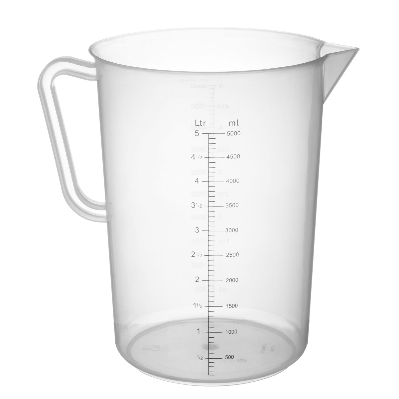 Polypropylen-messbecher Mit Skala 5 L - Hendi 567500