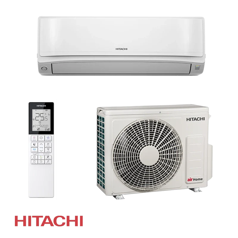 Hitachi Airhome 600 Klimaanlage Rak-vj35rhae / Rac-vj35whae – 12.000 Btu, A+++ / A++, Wlan, R32, Für Bis Zu 26 M²