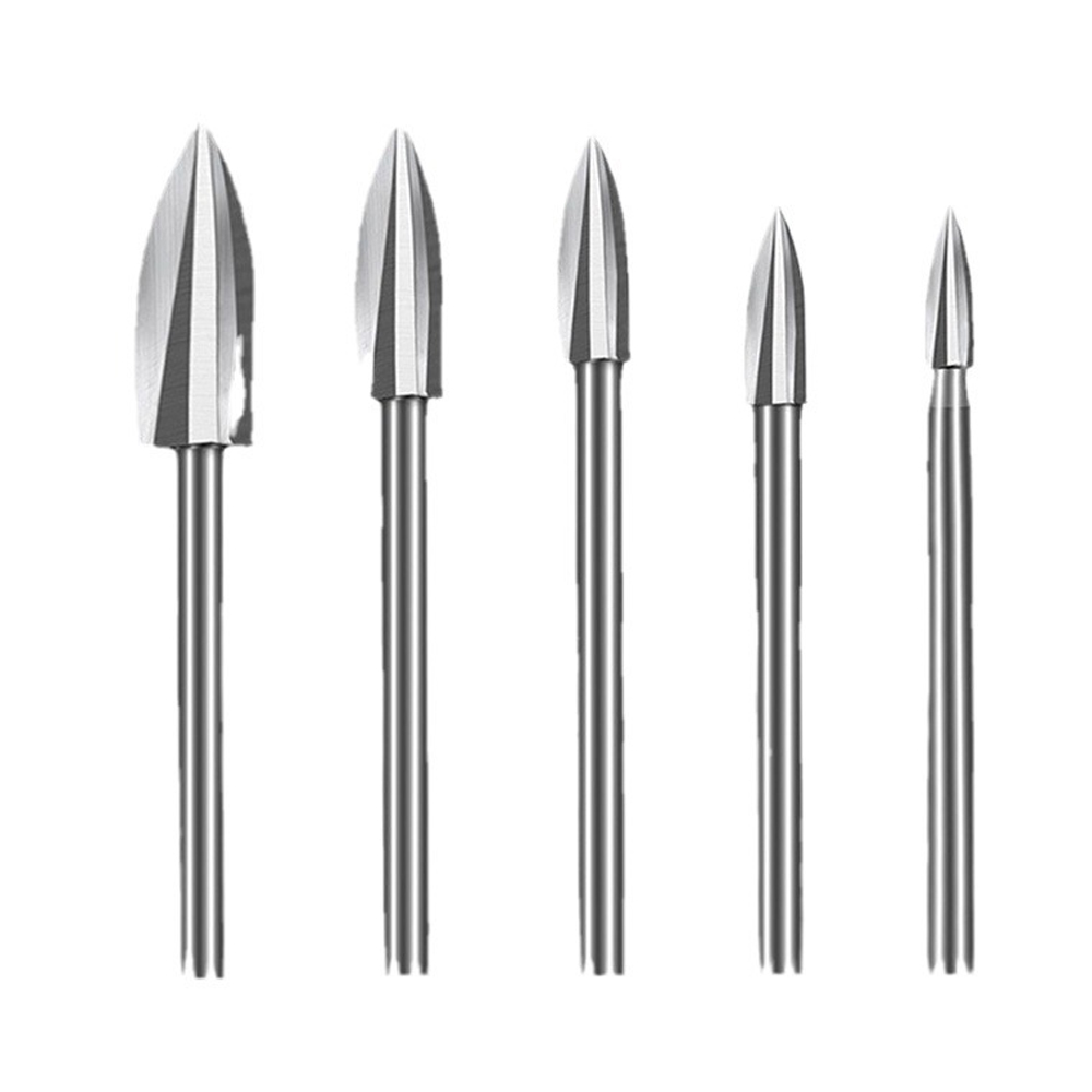 Set Aus 5 Holzschnitzbohrern, 5 Schaftbohrer Zum Basteln, Schnitzen, Gravieren, Schleifen Und Bohren.