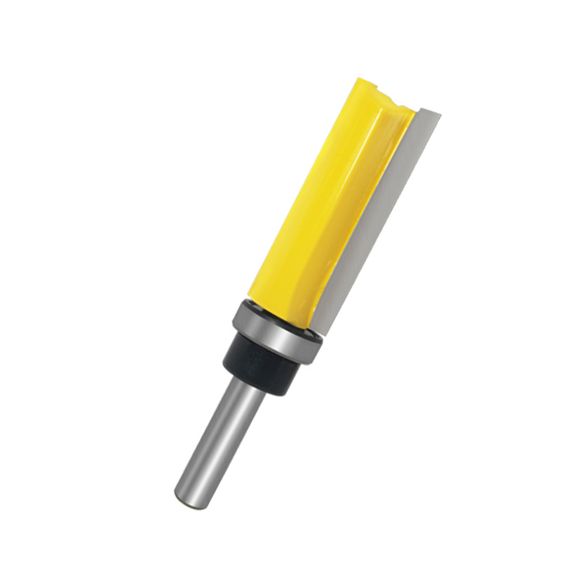 (50,5 Mm) Gelber Kopierfräser, 8-mm-schaft-holzfräser Mit 50-mm-schneidblatt Aus Hochwertigem Legiertem Stahl Für Die Manuelle Holzbearbeitung In Massivholz/mdf