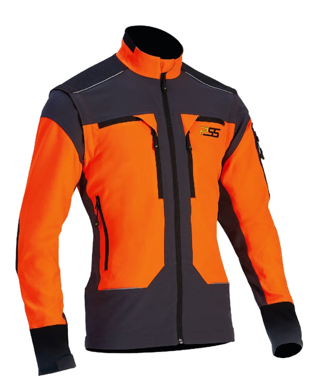 Funktionsjacke X-treme Vario Orange/Grau Größe l - PSS