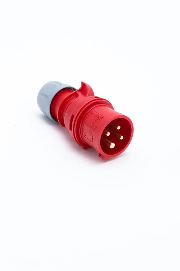 Tragbarer Netzstecker für Kabel 16A 4P 400V 6h IP44