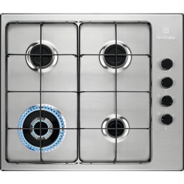 Electrolux EGS6414X Kochfeld Edelstahl Built-in (placement) Gaskochfeld 4 Zone(n)