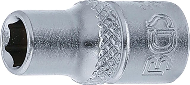 Steckschlüssel-Einsatz Sechskant Antrieb Innenvierkant 6,3 mm (1/4') sw 6 mm