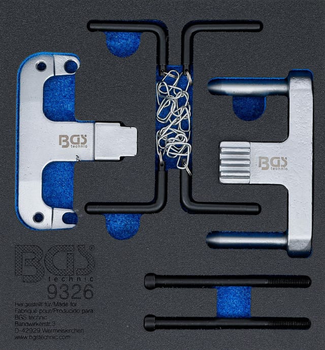 Bgs Technic - Werkstattwageneinlage 1/6: Motor-Einstellwerkzeug-Satz für Mercedes-Benz / Chrysler
