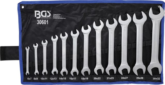Bgs Technic - Doppel-Maulschlüssel-Satz sw 6 - 32 mm 12-tlg.