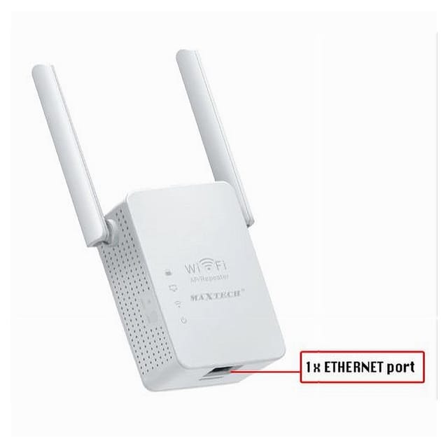 Trade Shop - WLAN-Repeater LV-WR13 Signalverstärker 300 MBit/s Maxtech