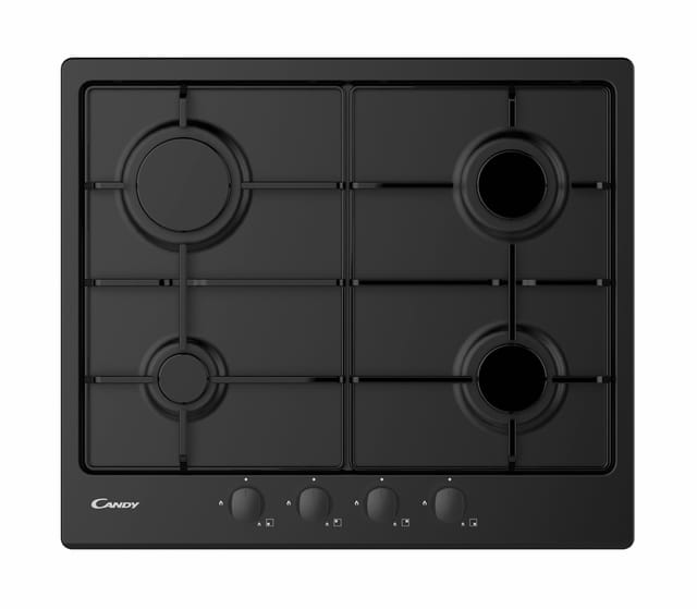Candy Idea CHW6BRBB Schwarz Integriert 60 cm Gaskochfeld 4 Zone(n)