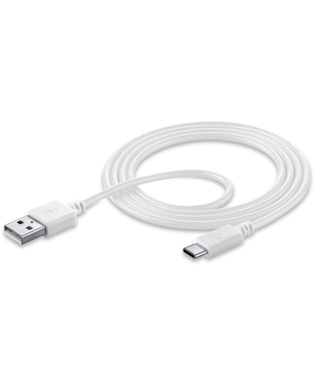 CELLULARLINE USB-C Kabel 1,2M weiß Lade- und Datenkabel Type-A auf USB Type