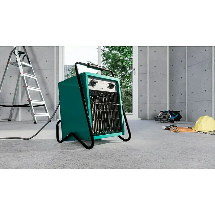Voltomat HEATING Bauheizer (4.500 W - 9.000 W, Nennspannung: 400 V, Grün/Schwarz, IP24)