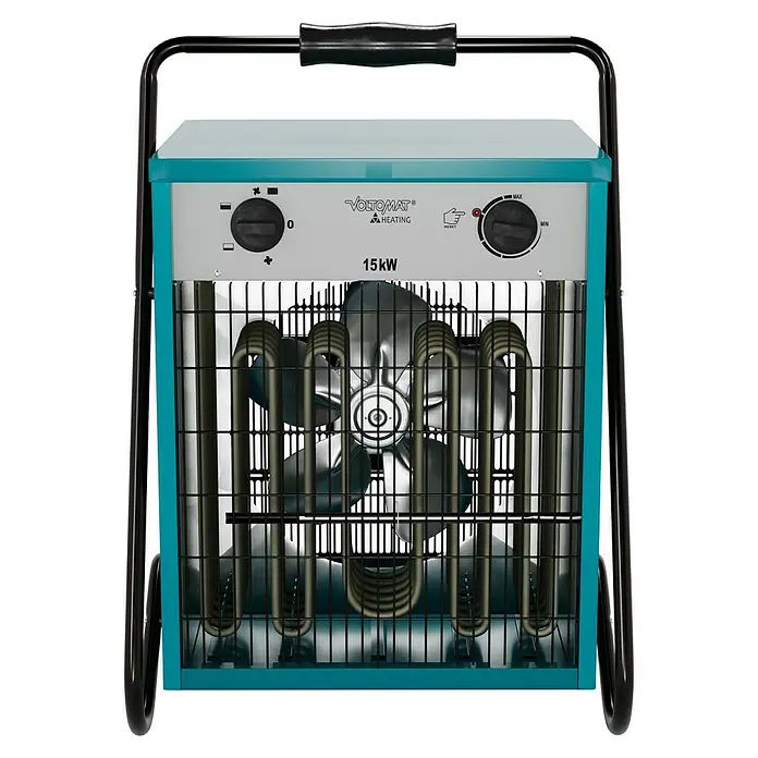 Voltomat HEATING Bauheizer (15.000 W, Nennspannung: 400 V, Blau, IP24)