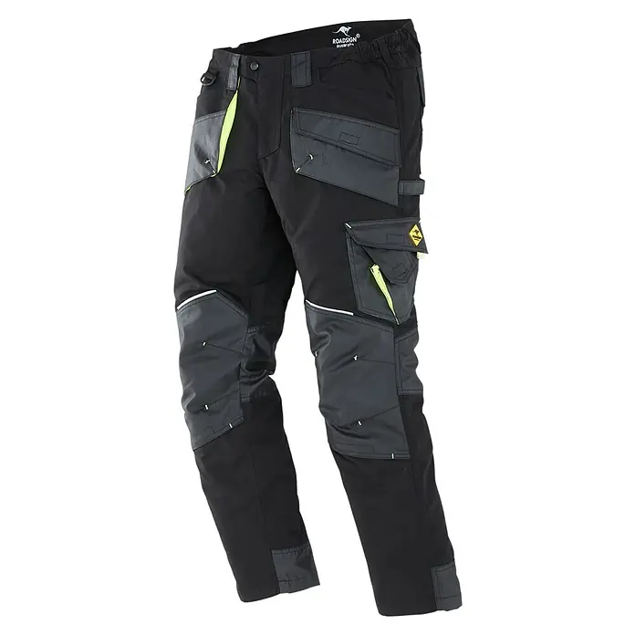 Terrax Workwear Arbeitshose (52, Schwarz/Gelb)