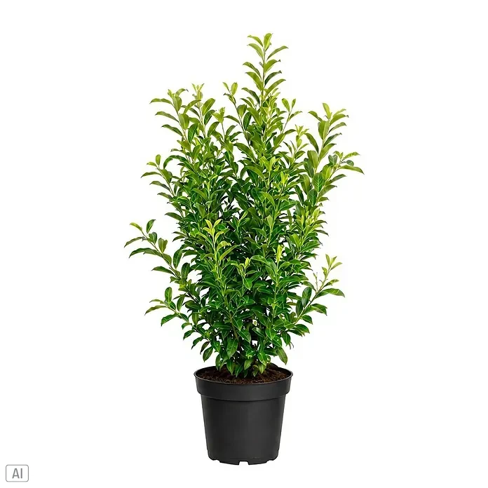 Kirschlorbeer Genolia (130 cm - 140 cm, Prunus laurocerasus 'Genolia', Topfgröße: 26 cm)