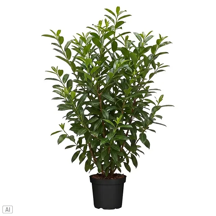 Piardino Kirschlorbeer Genolia (Prunus laurocerasus 'Genolia', 170 cm - 180 cm, Topfgröße: 30 cm)