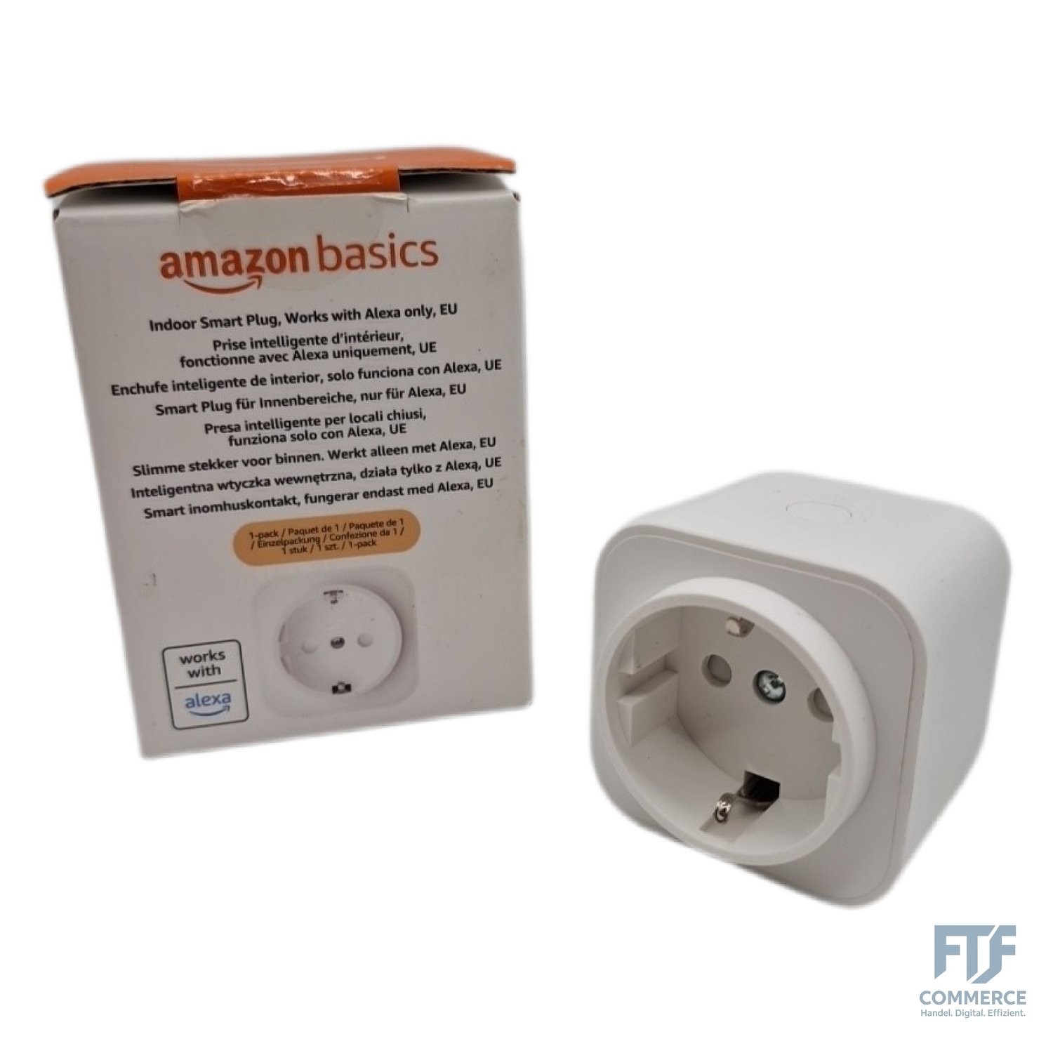 Amazon Basics Smart WLAN-Steckdose Wi-Fi für EU-Steckdose, für den Innenbereich, Bild 2
